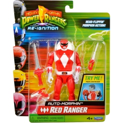 POWER RANGERS Re-Ignition 6 Inch Action Figure Auto Morphin - Ranger In Red