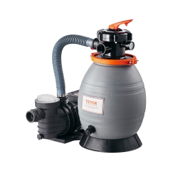 VEVOR 13In Filter Pump for Above Ground Pool, 3500Gph, 3/4 HP Swimming Pool Filter Pump System, W/ 6-Way Multi-Port Valve & Strainer Basket, Easy