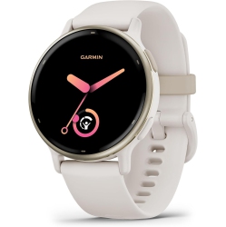 GARMIN Refurbished (Good) Vivoactive 5 Gps Smartwatch - Aluminum And Ivory (010-02862-11) In Gold