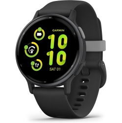 GARMIN Refurbished (Good) Vivoactive 5 Gps Smartwatch - Slate Aluminum And (010-02862-10) In Black
