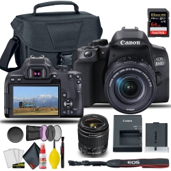 CANON INTL. Canon Eos 850D / Rebel T8I Dslr Camera With 18-55MM Lens 58MM Filters International Bundle