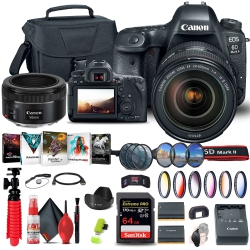 CANON Eos 6D Mark Ii Camera With 24-105MM F/4L Ii Lens (1897C009) Ultimate Graphic Bundle
