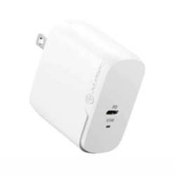 ALOGIC Wall Charger 1 Port 65W Gan Pd USB-C With 6Ft USB-C to USB-C Cable Compact Size Rapid Power - In White