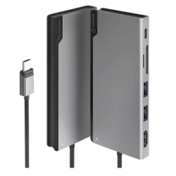 ALOGIC Docking Station USB-C 6-In-1 100W Power Delivery 4K Ultra HD 60Hz Support Gen 2 Aluminum Body Ultra - Space In Grey