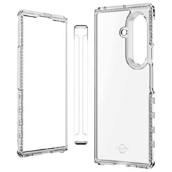 Étui Rigide Ajusté Hybrid_R D'itskins Pour Galaxy Z Flip7 De Samsung - Transparent Fumée