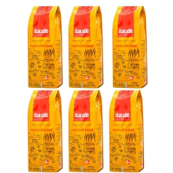 ITALCAFFE Espresso Casa – 6 X 500G Whole Bean Coffee – Italian Roast – Balanced, Smooth, Home-Style Espresso