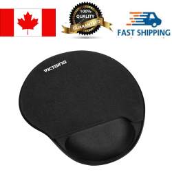 VICTSING Ergonomic Mouse Pad With Gel Wrist Rest_Black