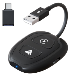 THE WAY Applicable to The Original Car Wired to Wireless Carplay Video Smart Aibox Box Wireless Car Charger-Stable Connection Android And