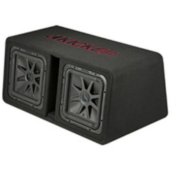 KICKER 45Dl7R122 1200W Dual 12" Solo-Baric L7R Enclosure - 2 Ohm