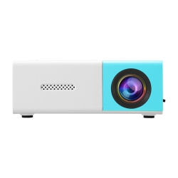 THE WAY New Micro Mini Projector Home HD 1080Pled Portable Projector Mobile Phone Same Screen - White In Blue