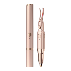 MYACUC 2 In 1 Women's Heated Eyelash Curler And Electric Eyebrow Trimmer With 2 Temperature Modes, USB Charging, An Ideal Gift for Women