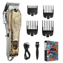 MYACUC Men's Hair Clipper Set, Hair Clipper Trimmer With Led Display, USB Charging, Suitable for Travel And Home Use