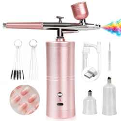 MYACUC Portable Nail Spray Gun Machine, Rechargeable Air Brush for Nails Suitable for Painting Nails