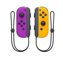 THE WAY Switch Controller Game Controller Left And Right Wireless Bluetooth Controller \w One-Button Wake-Up Joycon Dual Vibration Motor- Purple +