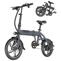 BLUTRON Refurbished (Excellent) - Eb380F 350W Foldable Compact Electric Bike (Up to 35Km Battery Range / 28Km/h Top Speed)