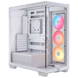 Corsair 3500X RS-R ARGB Mid-Tower ATX Computer Case - White