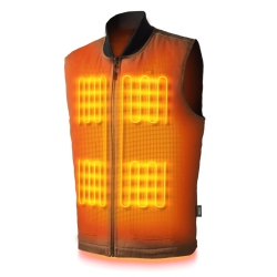 GOBI HEAT Ibex Mens Heated Workwear Vest In Multicolor