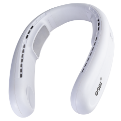 GOBI HEAT Halo-Ic Wearable Neck Fan – Hands-Free Personal Cooling Device With 3 Speeds – Lightweight, USB Rechargeable & Whisper-Quiet