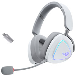 ASUS ROG DELTA II Dualflow Audio Gaming Headset - White
