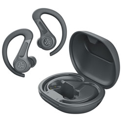 JLab JBuds Sport In-Ear Noise Cancelling True Wireless Earbuds - Graphite