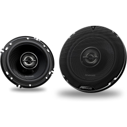 KENWOOD Kfc-1698Rs 6.5", 100W Rms / 350W Peak, 2-Way Round Car Speakers In Black