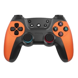 THE WAY Switch Handle Wireless Bluetooth Controller Computer Game Handle With Somatosensory Dual Vibration One-Button Wake-Up - Vitality In Orange