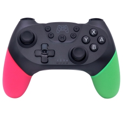 THE WAY Nintendo Switch Controller Vibration Switch Pro Bluetooth Wireless Game Controller Ns Wake-Up Plastic Package Lite - Left Pink Right In Green