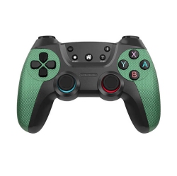 THE WAY Switch Handle Wireless Bluetooth Controller Computer Game Handle With Somatosensory Double Vibration One-Button Wake-Up - Cangling In Green
