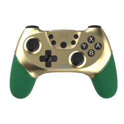 THE WAY Nintendo Switch Controller Vibration Switch Pro Bluetooth Wireless Game Controller Ns Wake-Up Plastic Package Lite-Gold