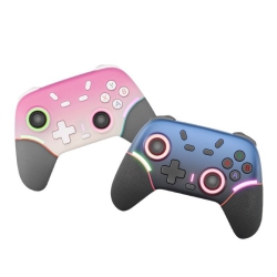 THE WAY Switch Game Controller for Nintendo Switch 2 Wireless Controller With RGB Light And Back Button - Gradient One Pack In Pink