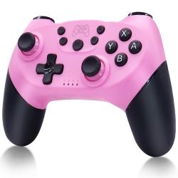 THE WAY Nintendo Switch Controller Vibration Switch Pro Bluetooth Wireless Game Controller Ns Wake-Up Plastic Package Lite-Pink