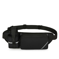 GREEN SCENIC Multifunctional Reflective Sports Bag | Outdoor Running And Cycling Waist Bag | Oxford Cloth Wear-Resistant Water Bottle Chest Bag -