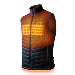 GOBI HEAT Men's Polyester Heated Vest In Black