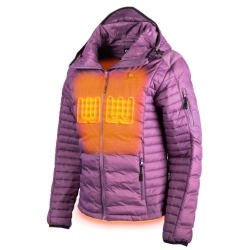 GOBI HEAT Lita Heated Puffer Jacket |9 Hours Of Heat | With Battery And Charger | Blush Berry, X-Small In Multicolor