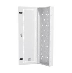VEVOR 42-Inch Media Enclosure, Structured Media Center \w Vented Hinged Door, Cable Management Box, Multi-Media Cabinet, Recessed Electrical Media