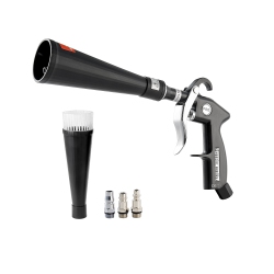 VEVOR 6-9.2 Bar Car Cleaning Gun, High-Pressure Blow Gun \w 2-Set Nozzles, 360° Nozzle for Complete Cleaning, Blasts Dirt And Dust From Surface