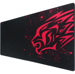 OECECA Leopard Gaming Mouse Pad Extra Long Large Desk Mat Black Mouspad \w Designs Xxl Gaming Mouse Mat for Office And Keyboard Smooth Speed Surface