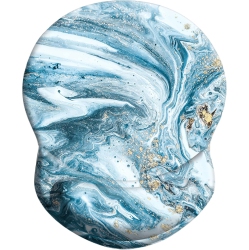 OECECA Mouse Pad \w Wrist Support, Pain Relief Ergonomic Mouse Pad, Comfortable Durable Computer Mouse Pad Wrist Rest \w Non-Slip Pu Base for Home