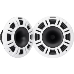 KICKER 48Kmxl84 8" 250W Rms Marine Coaxial Speakers With Grilles