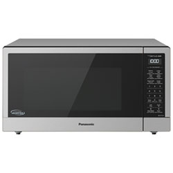 Panasonic 1.6 Cu. Ft. Microwave with Inverter & Genius Sensor (NNST77LSC) - Stainless Steel/Black