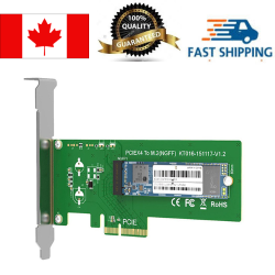 MAIWO Kt016 M.2 Nvme SSD to PCi-Express 3.0 Adapter, Converter Expansion Card With Low Profile Bracket
