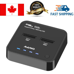 MAIWO K3016P USB3.2 Gen2 (10GBps) Type-C Docking Station/duplicator for M.2 Nvme SSD_Black