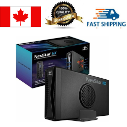 VANTEC Nexstar Hx, Nst-387S3-Bk 3.5 SATA Iii Hard Drive Enclosure USB 3.0 With Fan