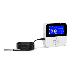MYACUC Smart Wifi Temperature And Humidity Sensor \w Backlight Lcd Display Indoor Thermometer Hygrometer Meter, Indoor Temperature Monitor for Home