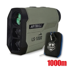 MYACUC Golf Range Finder, 1000M 5 Modes ±1 Yd Accuracy 6X Magnification Laser Distance Meter for Hunting Monocular Rangefinder