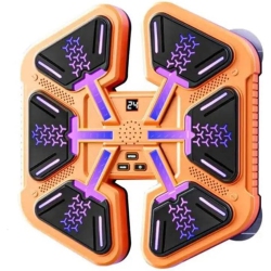 CHSSHA00 Music Smart Boxing Machine \w Parent-Child Set Gloves, Wall-Mounted Fitness Equipment, Suitable for Family, Children, Teenagers, Birthday