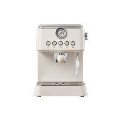 CHSSHA00 30‑Sec Heat‑Up 20 Bar Espresso Machine – 1.5 L Detachable Tank, Pressure Gauge, Multi‑Angle Steam Wand, High‑Precision Temp Sensor In White