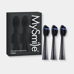 MYSMILE Dy156 Replacement Heads (3 Heads, Black)