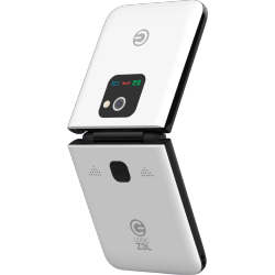 LOGIC Z3L 4G Flip Phone In White