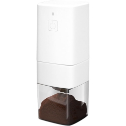 CHSSHA00 Electric Grinder Stainless Steel Coffee Grinder for Grinding Coffee, Espresso, Latte Mocha, Operates Without Noise. (White)